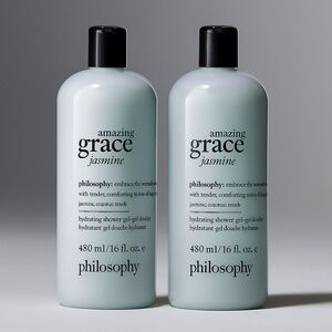 Philosophy Amazing Grace Jasmine Body  wash 16 fl oz Bundle.